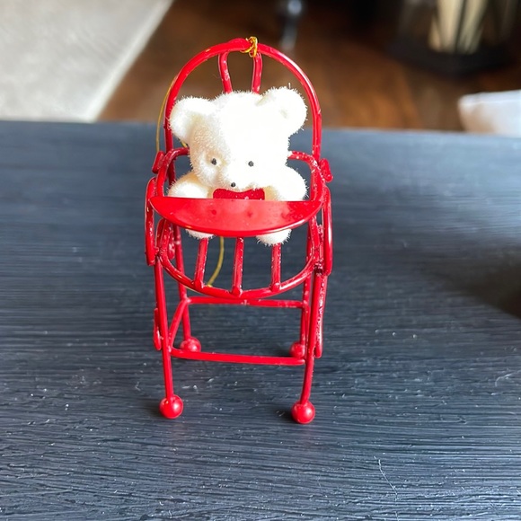 Avon Holiday Vintage Avon Teddy Bear Ornament Collection Teddy In